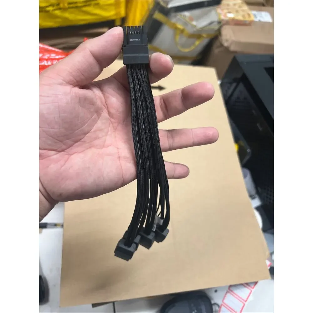 NVIDIA 12VHPWR PCIe5.0 4x8Pin to16Pin Braided GPU Cable for RTX40 Series